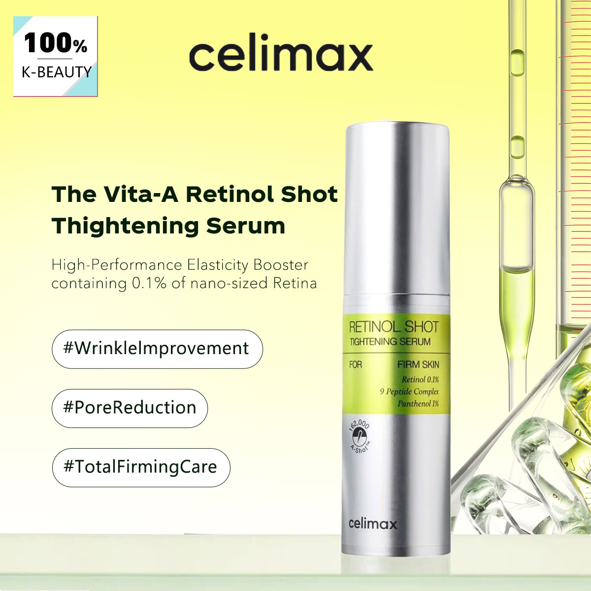 The Ordinary Serum Hyaluronic Acid - Celimax THE VITA-A RETINOL SHOT Siero