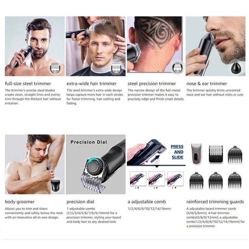 Tagliacapelli tutto in uno per - Quality Men'S Grooming Kit recensione e prezzo